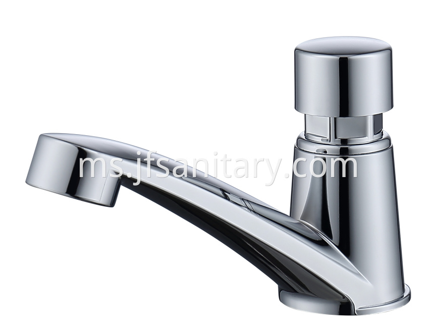 Deck Mounted Plastic Basin Faucet Knob Style